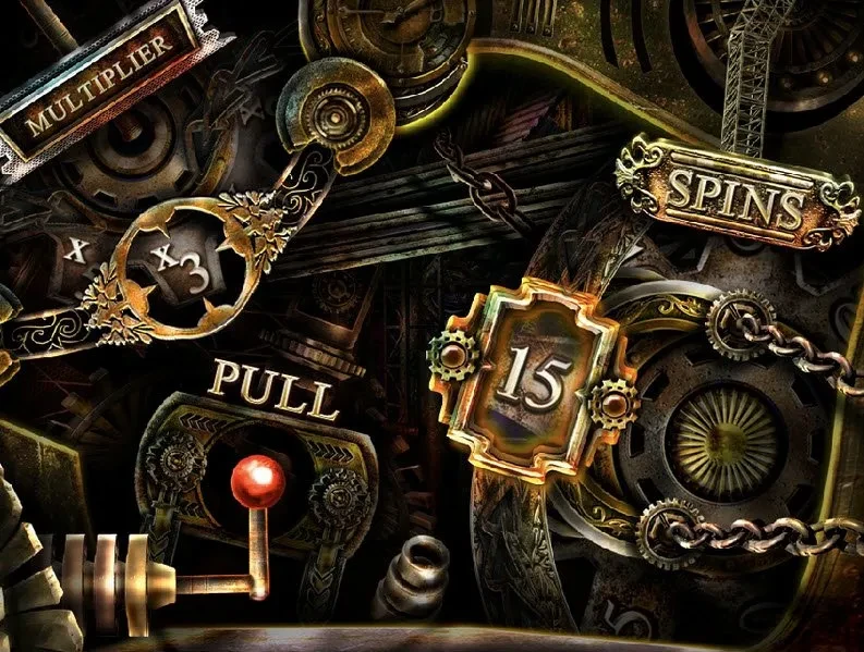 澳门赌场蒸汽朋克老虎机游戏界面